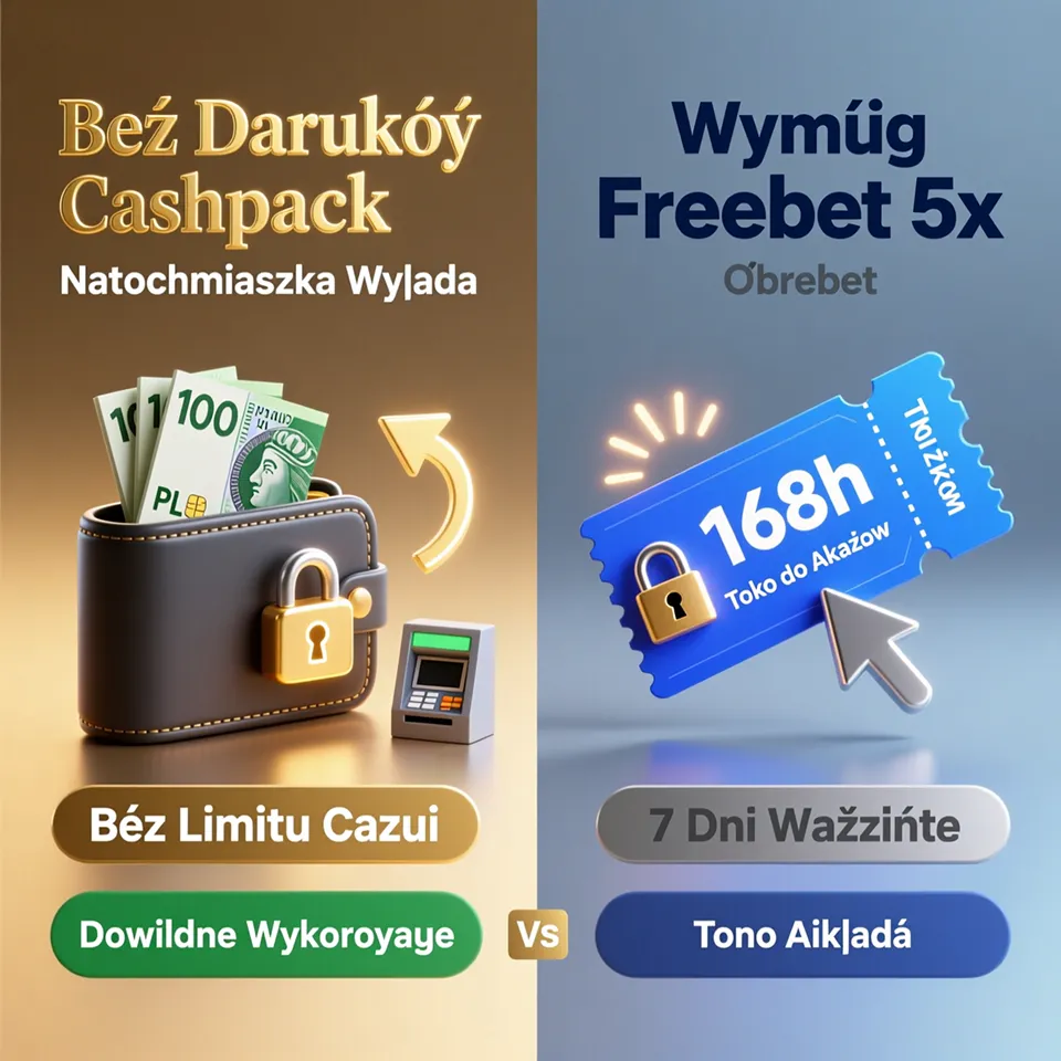 Porównanie zwrotu na konto główne vs freebet - różnice i zalety