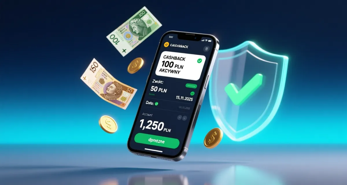 Zakład bez ryzyka i cashback u bukmachera - zwrot pieniędzy na telefon